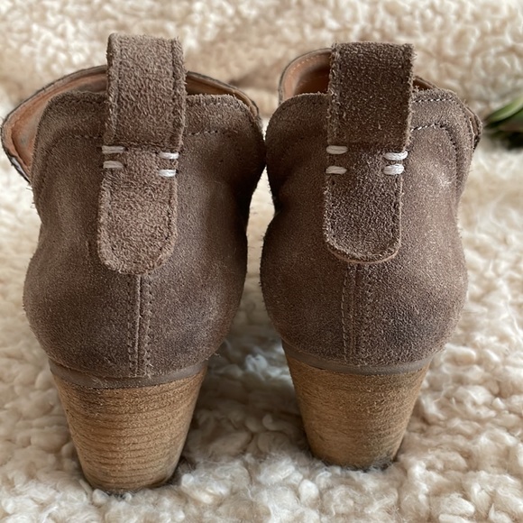Jefferey Campbell Rosalee Taupe Suede Women’s Booties - Picture 4 of 7